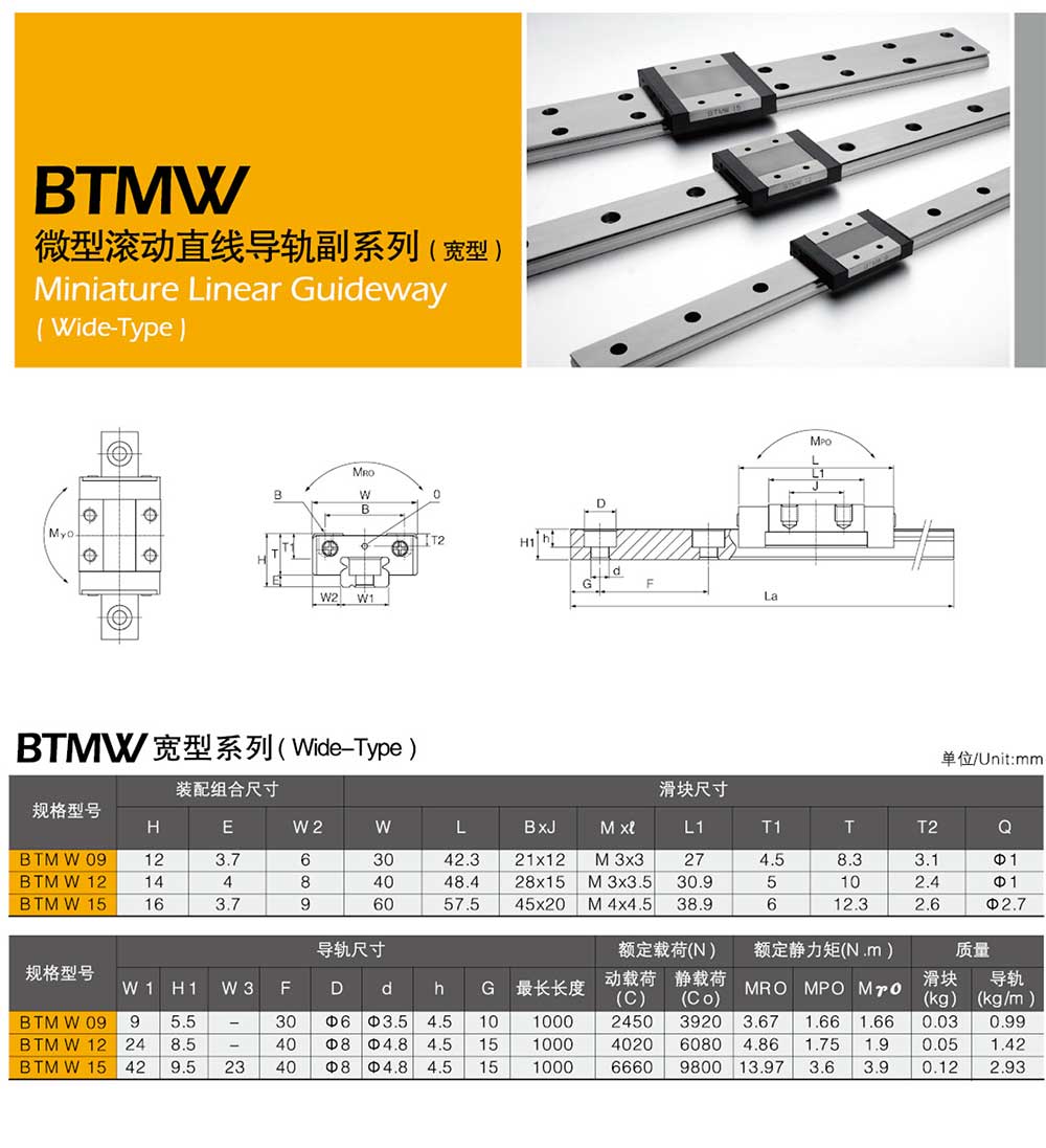 直线导轨选型手册